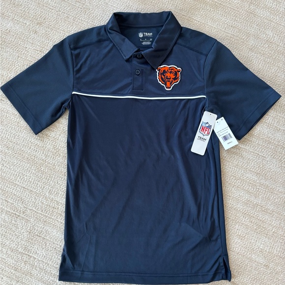 NFL Other - Men’s NFL Chicago Bears Navy Blue Polo Shirt